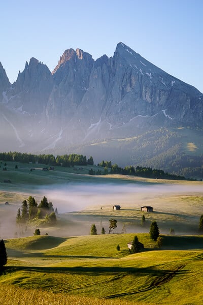 Alpe di Siusi, Seiser Alm, Rolling Meadows, Dolomites, Italy