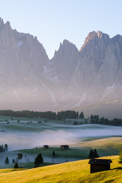 Alpe di Siusi Sunrise Walk, Dolomites