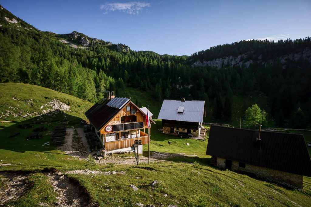 Blejska koča na Lipanci, Julian Alps, Slovenia