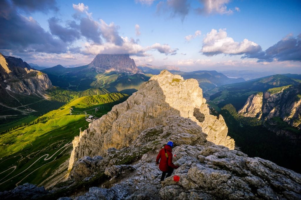 Gran Cir via ferrata hike, Dolomites