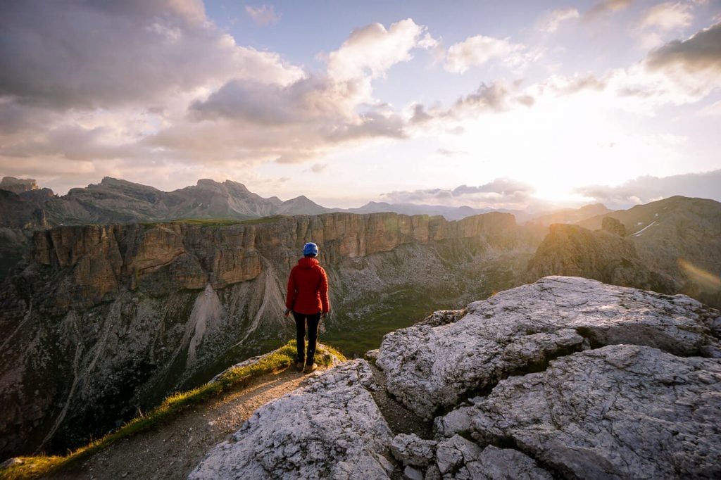 Gran Cir view of Chedul Valley, Dolomites