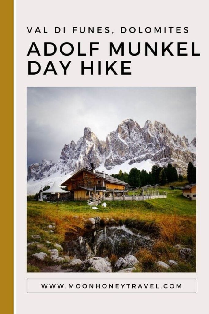 Adolf Munkel Trail Day Hike, Val di Funes, Dolomites