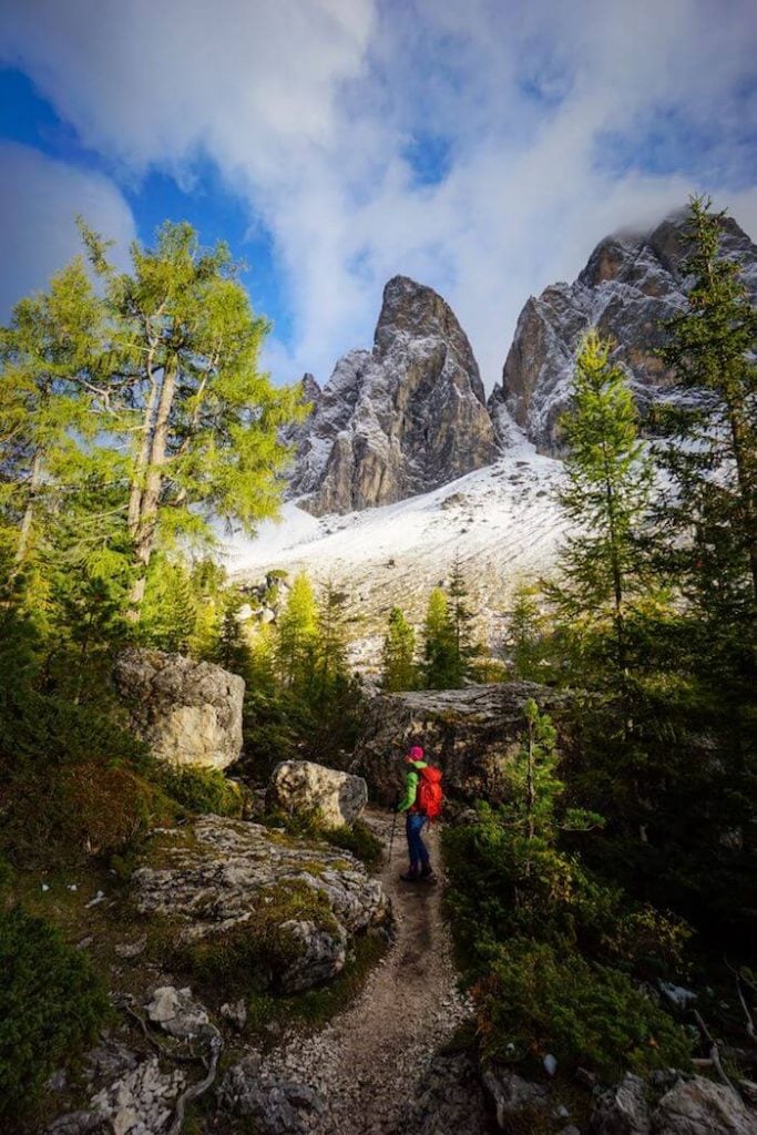 Adolf Munkel Trail, Val di Funes, South Tyrol, Italian Dolomites