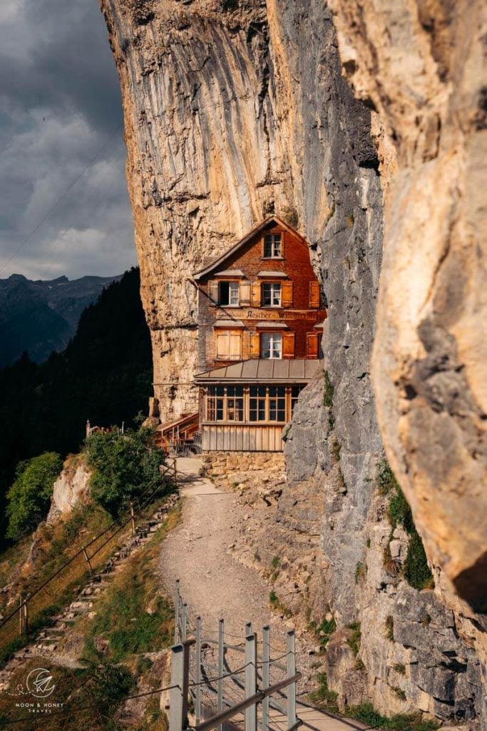 Berggasthaus Aescher, Alpstein, Appenzell Alps, Switzerland