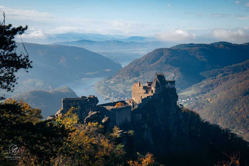 Aggstein Castle Ruins Viewpoint, Wachau Valley, Austria