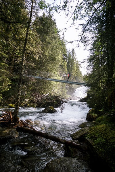 Alpinsteig Höll Bridge, Untertal, Schladming, Austria