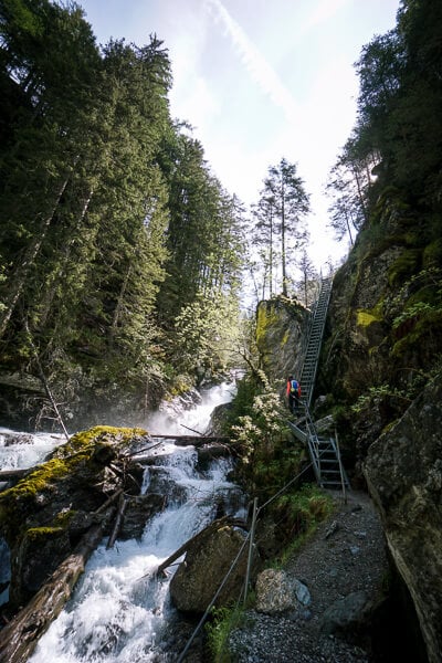 Alpinsteig Höll Ladder Trail, Untertal, Schladming, Austria