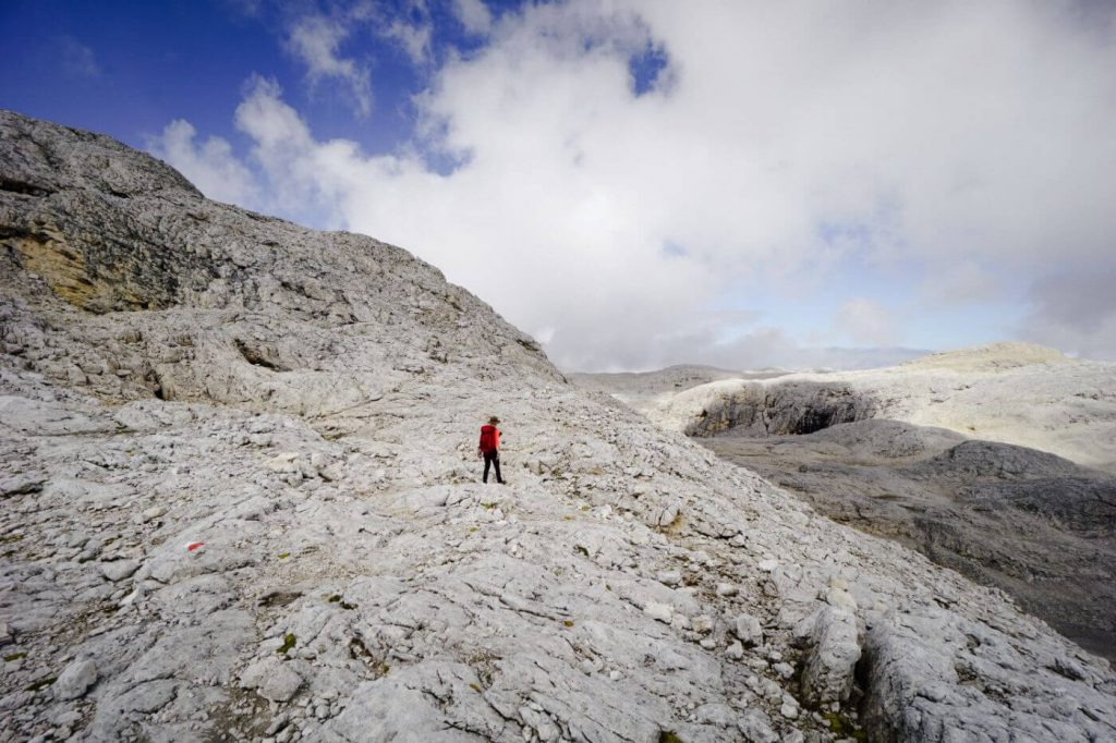 Hiking across the Altopiano delle Pale di San Martino