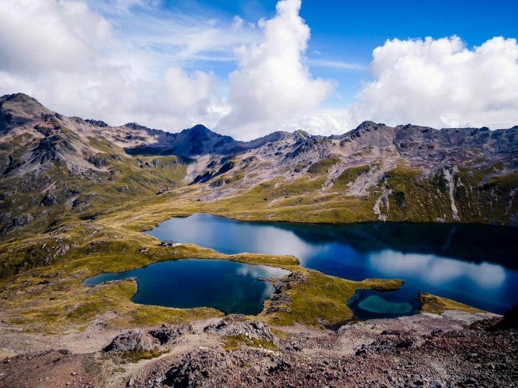 Angelus Hut, Nelson Lakes National Park, New Zealand