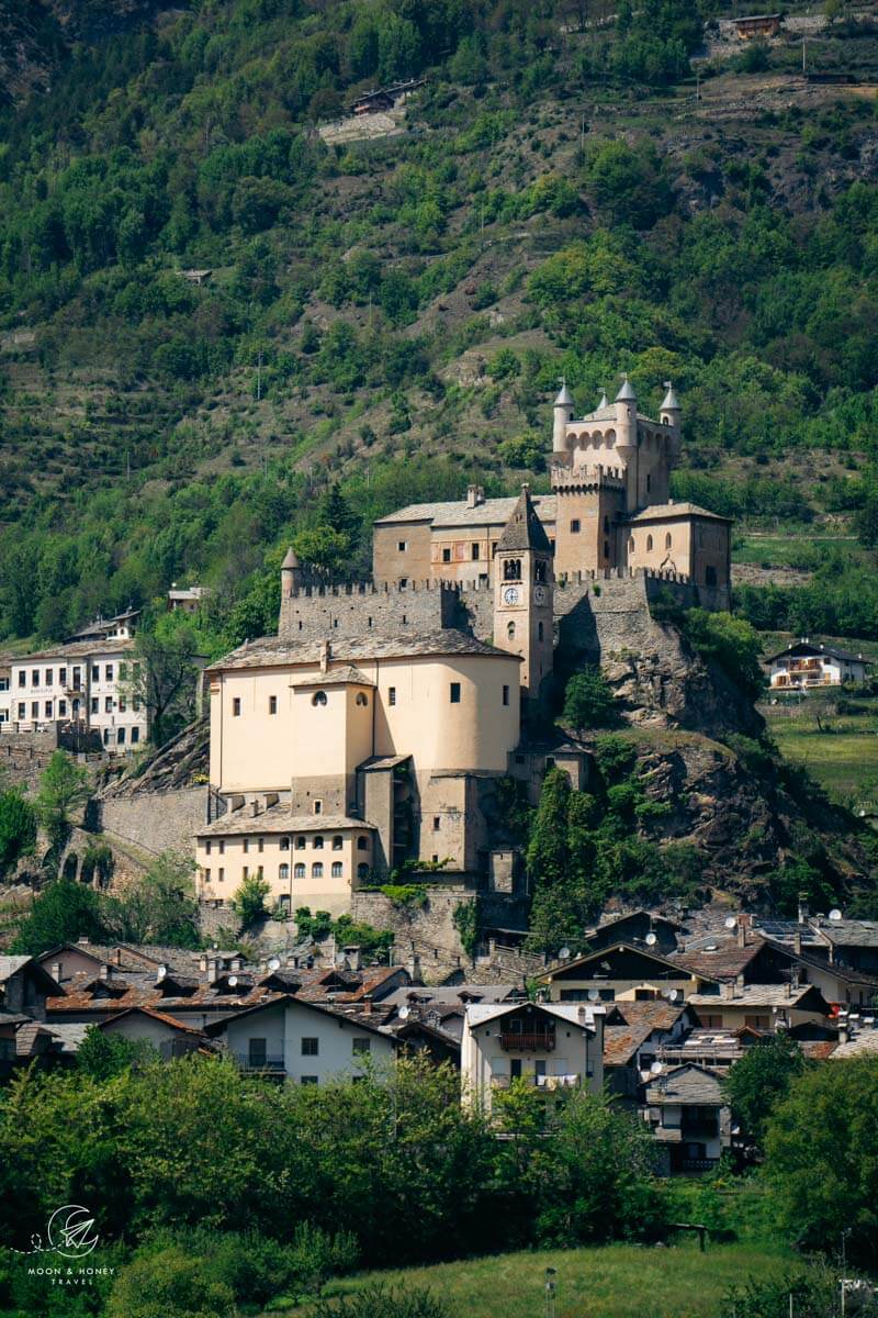 Saint-Pierre Castle, Aosta Valley, Northern Italy