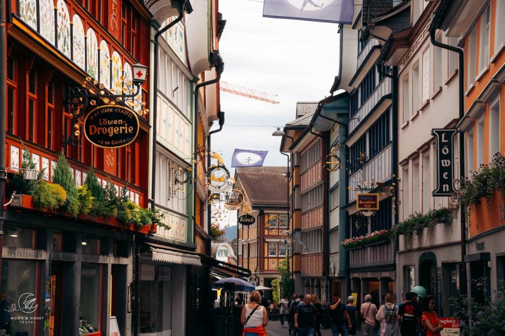 Appenzell Hauptgasse Main Street, Switzerland 