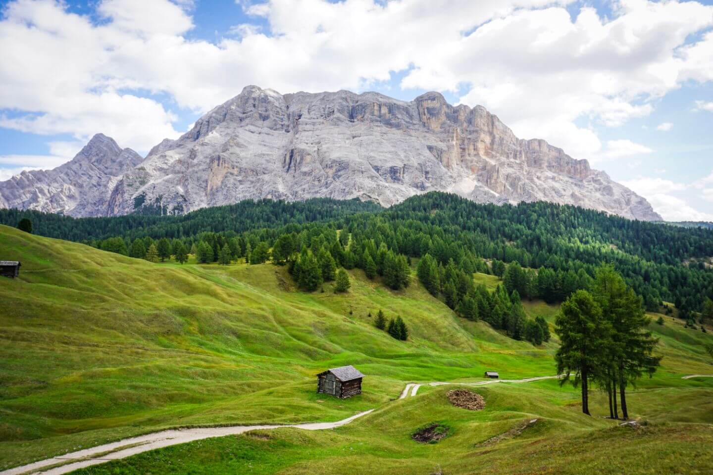 Armentara Plateau, Alta Badia, Dolomites, Italy