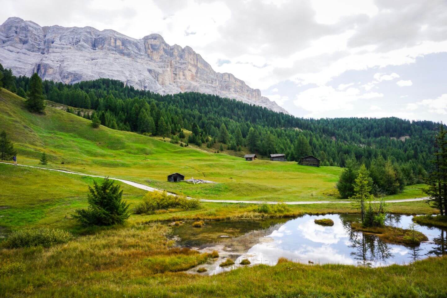 Armentara Plateau, Badia, Dolomites, Italy