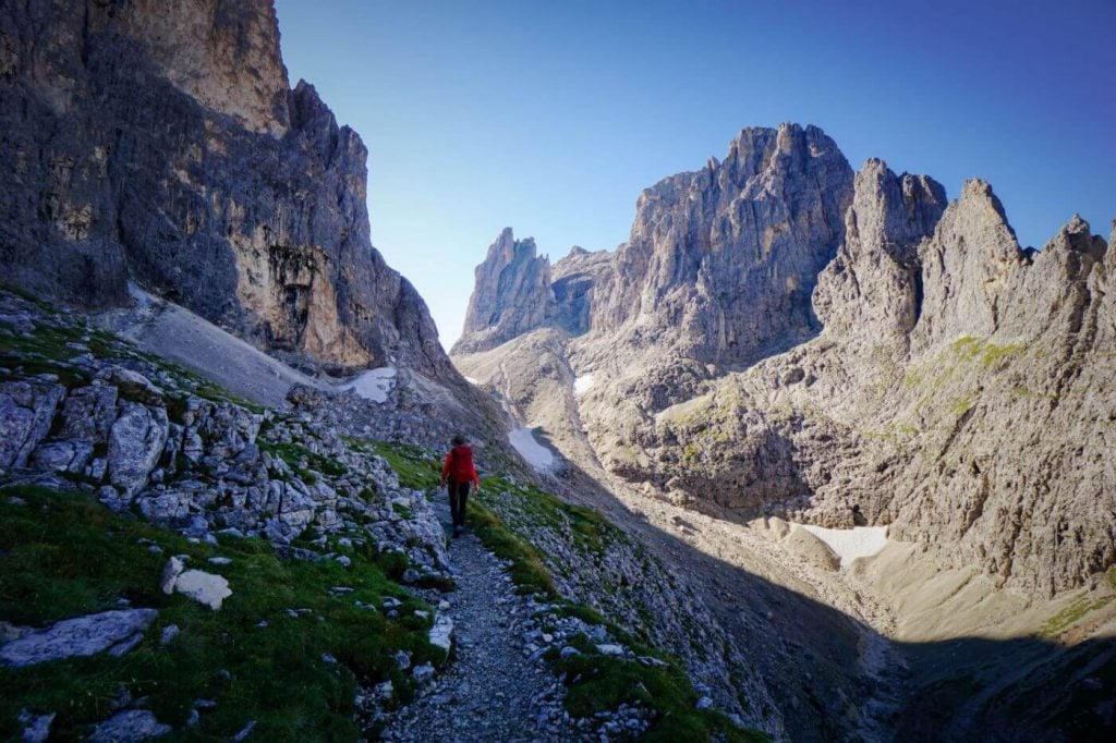 Trail 715, Rifugio Rosetta to Passo di Ball