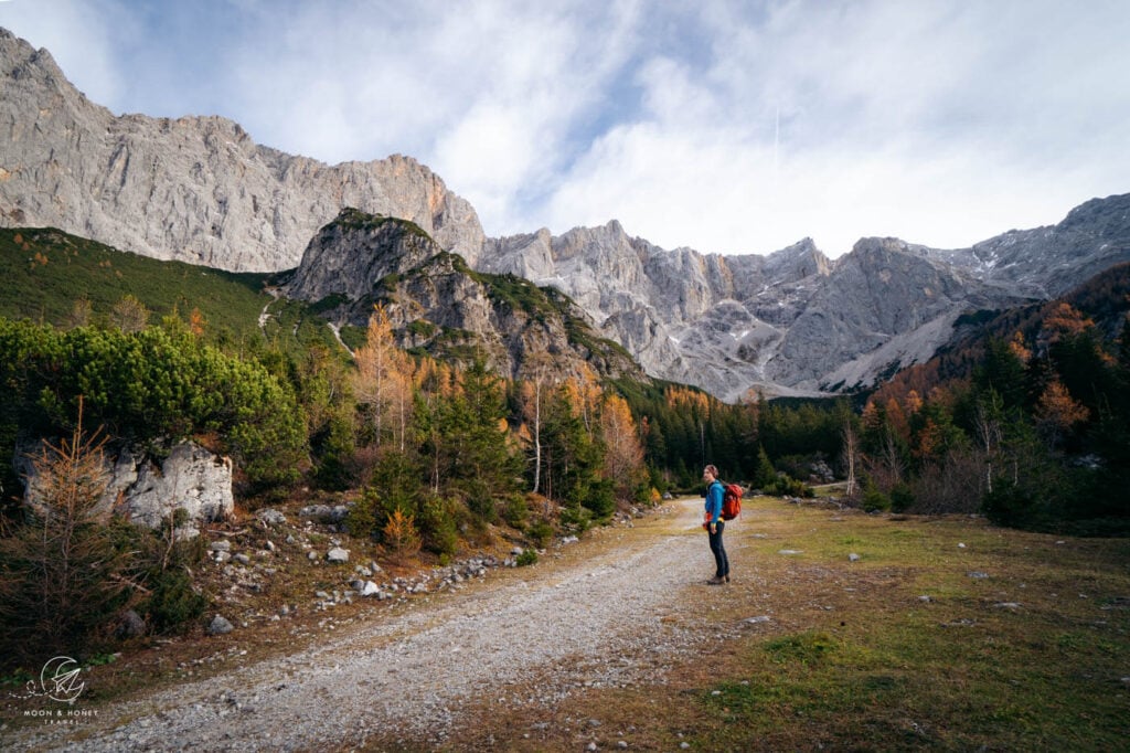 Bachlalm -  Schaidlalm - Martinsbrücke - Neustattalm hiking trail, Dachstein, Austria