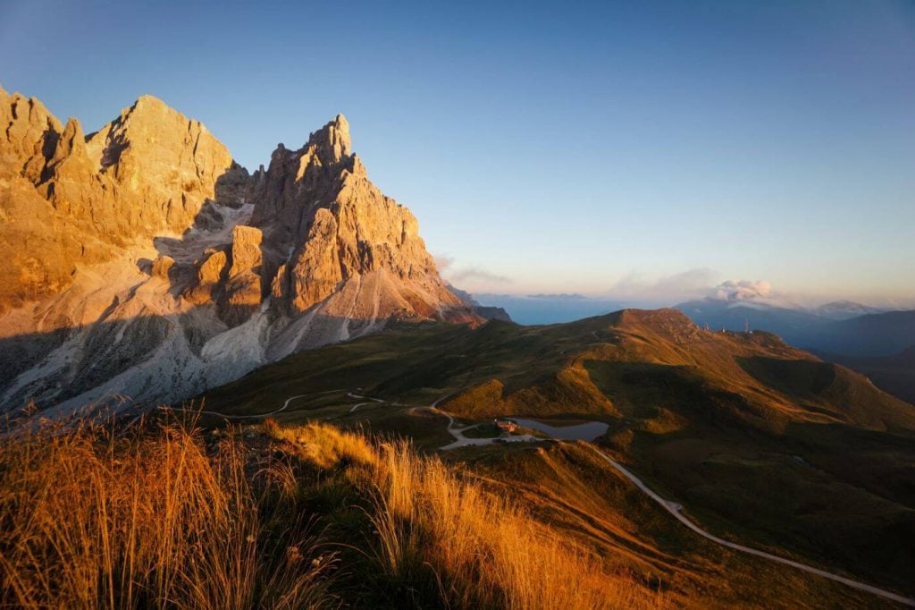 Sunset at Baita Segantini, San Martino di Castrozza, Trentino Dolomites