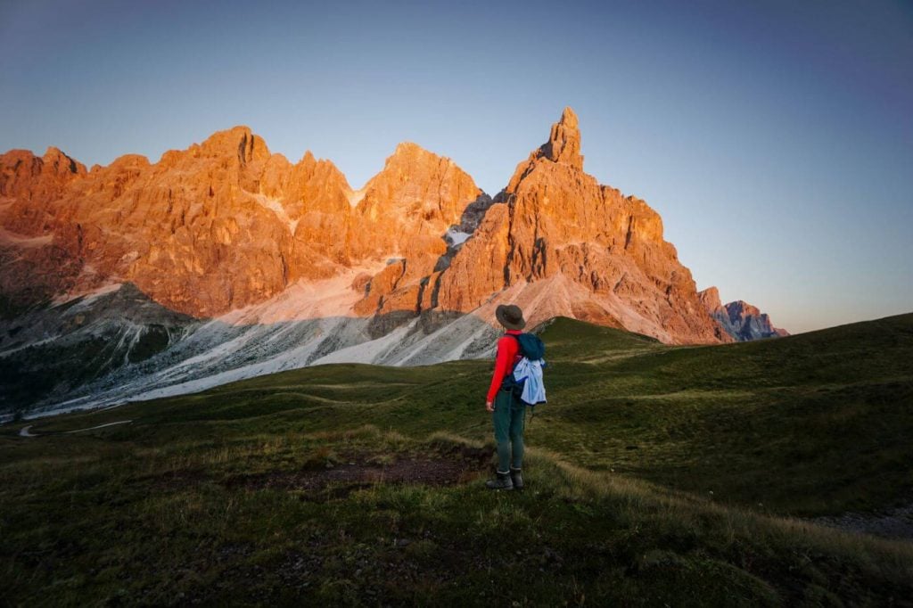 Pale di San Martino Northern Chain, Sunset