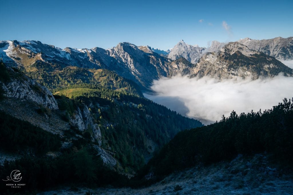 Bärenkopf hiking trail, Karwendel Mountains, Austria