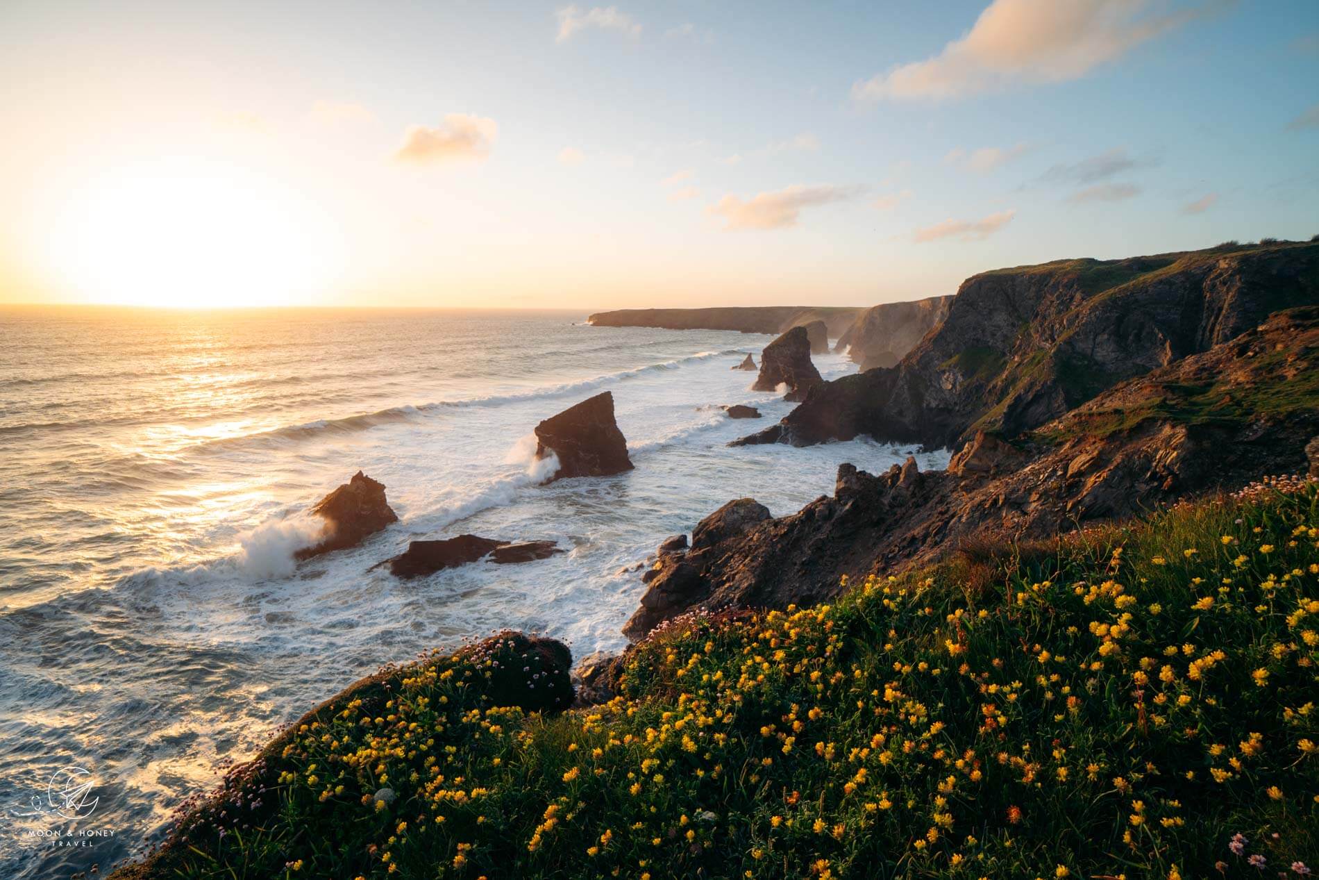 Bedruthan Steps, Cornwall, Engalnd