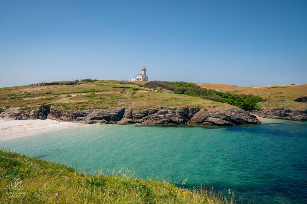 Pointe des Poulains and the Poulains Lighthouse, Belle Ile, Brittany, France