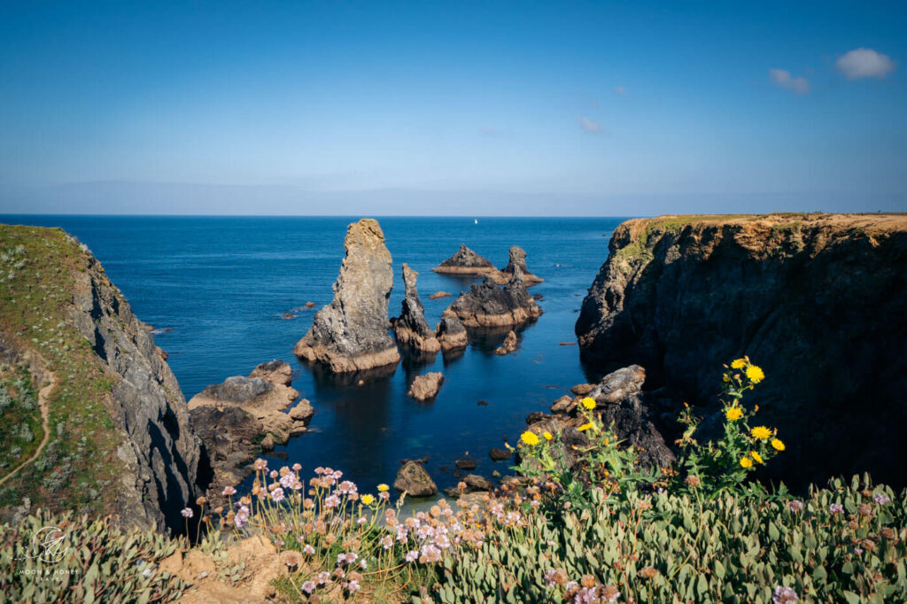 Les Aiguilles de Port Coton, Belle Ile, Brittany, France