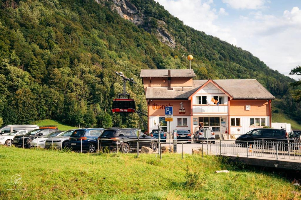 Ebenalp cable car valley station, Wasserauen, Switzerland