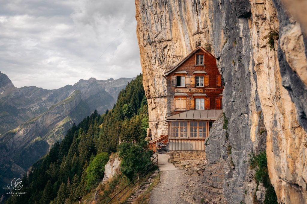 Berggasthaus Aescher restaurant and guesthouse in Appenzell, Switzerland