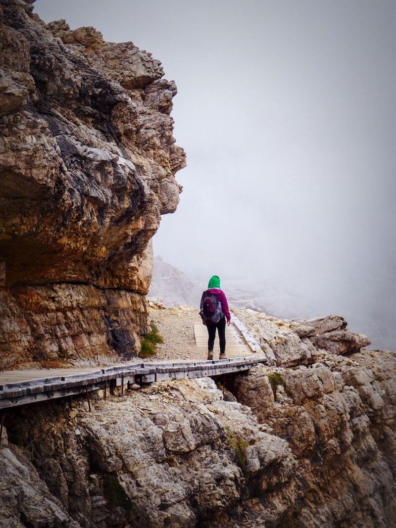 Forcella Pian di Cengia to Rifugio Pian di Cengia Hiking Trail, Sesto Dolomites