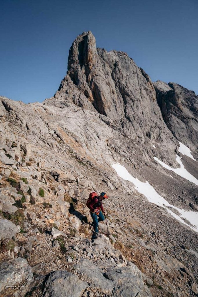 Horcada Arenera to  Corona del Raso, Picos de Europa, Spain