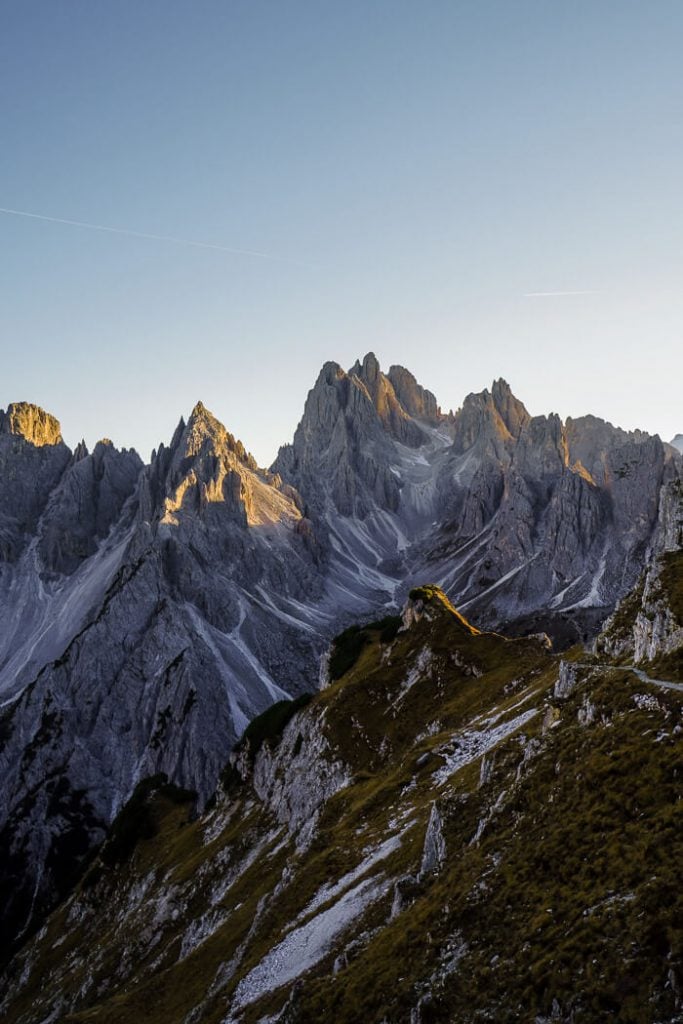 Hiking from Rifugio Auronzo to the Cadini di Misurina Viewpoint, Dolomites 