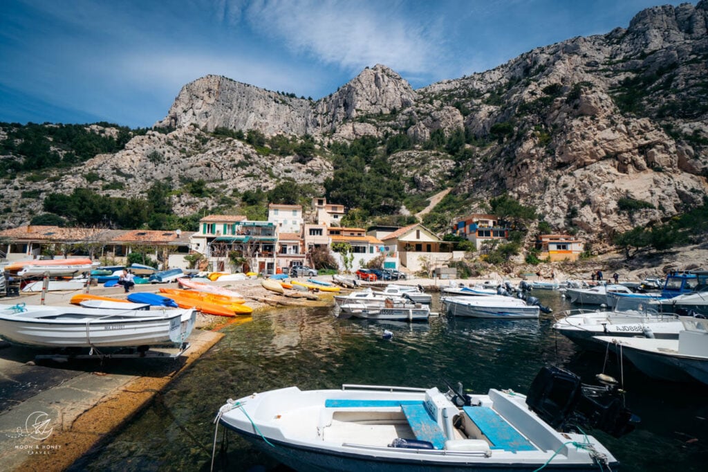 Calanque de Morgiou port, Marseille, France