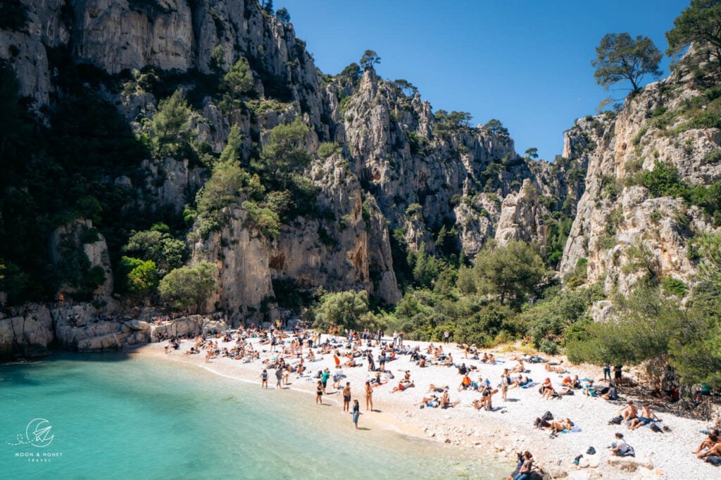 Calanque d'en vau beach, Cassis, Calanques National Park, France