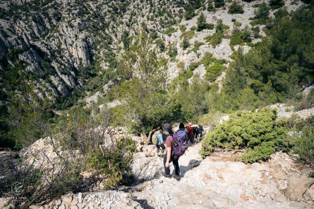 Le Portalet d’en Vau to Plage d’En Vau hiking trail, Calanques National Park, France