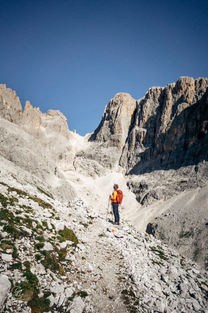 Cima della Vezzana Hike, Pale di San Martino, Dolomites