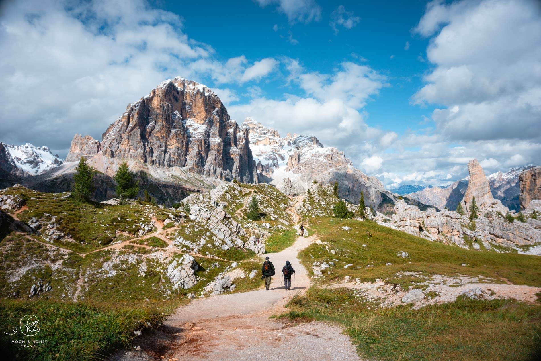 Cinque Torri and Tofana di Rozes, Alta Via 1 Hiking Trail, Dolomites