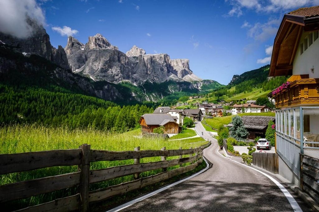 Colfosco, Alta Badia, Dolomites in Summer