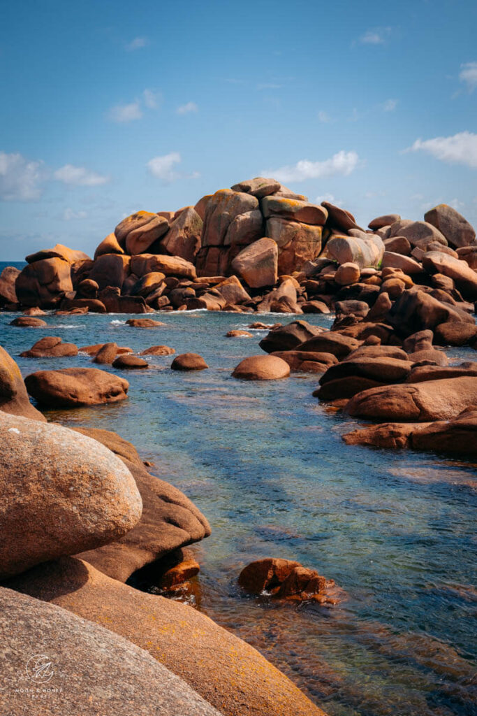 Pointe de l'Ile Renote, Ile Renote Peninsula, Pink Granite Coast, Brittany