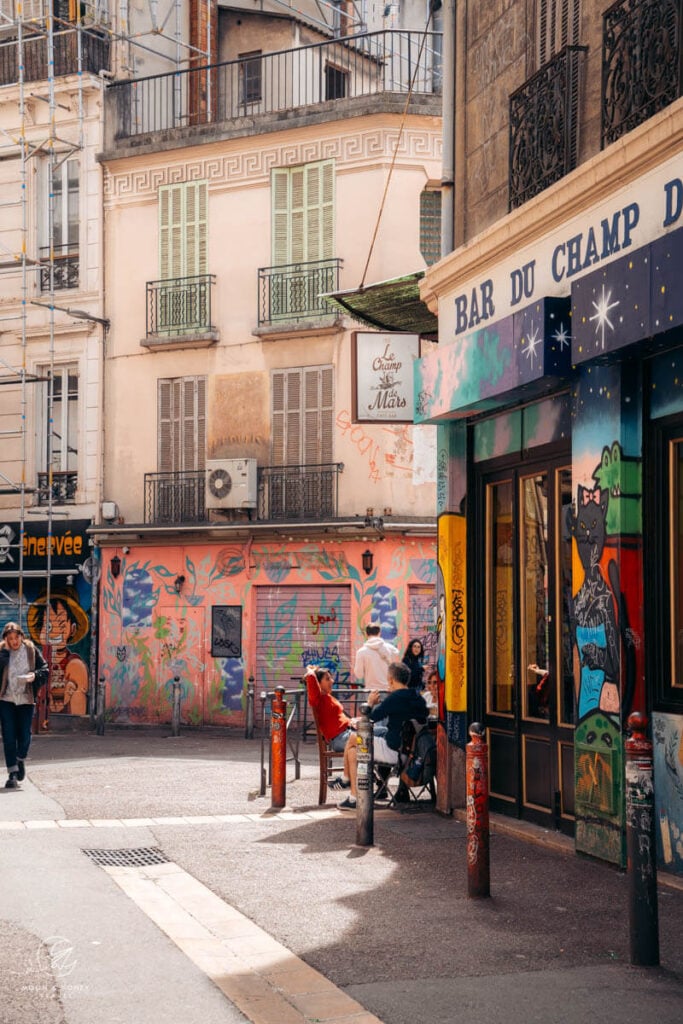 Cours Julien Bohemian District, Marseille, France