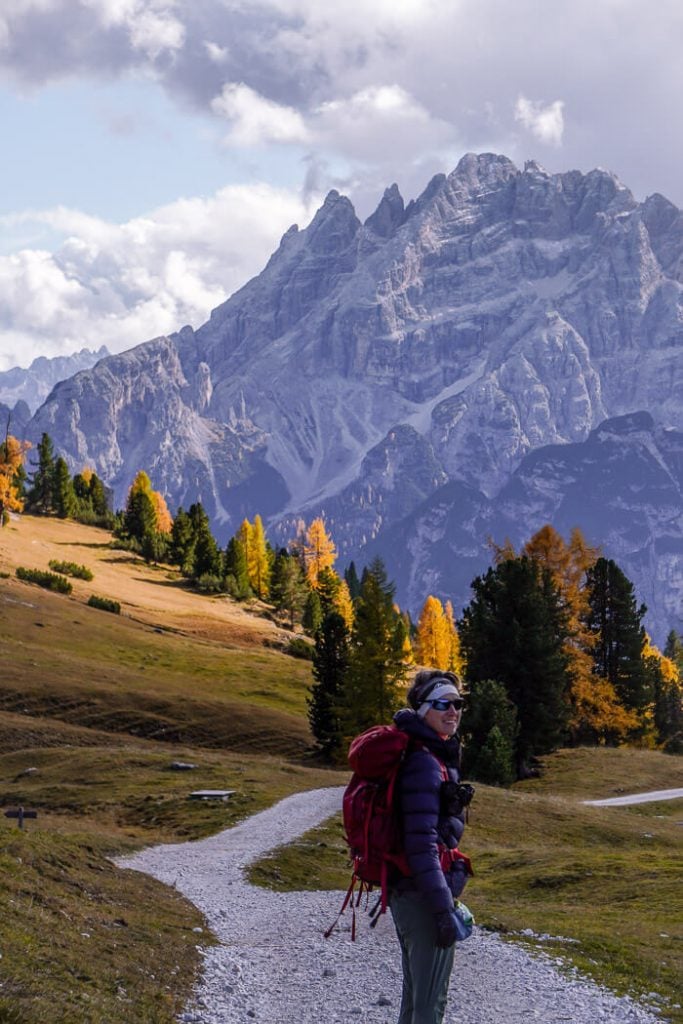 Trail 40a to Strudelkopf, Prato Piazza, Dolomites