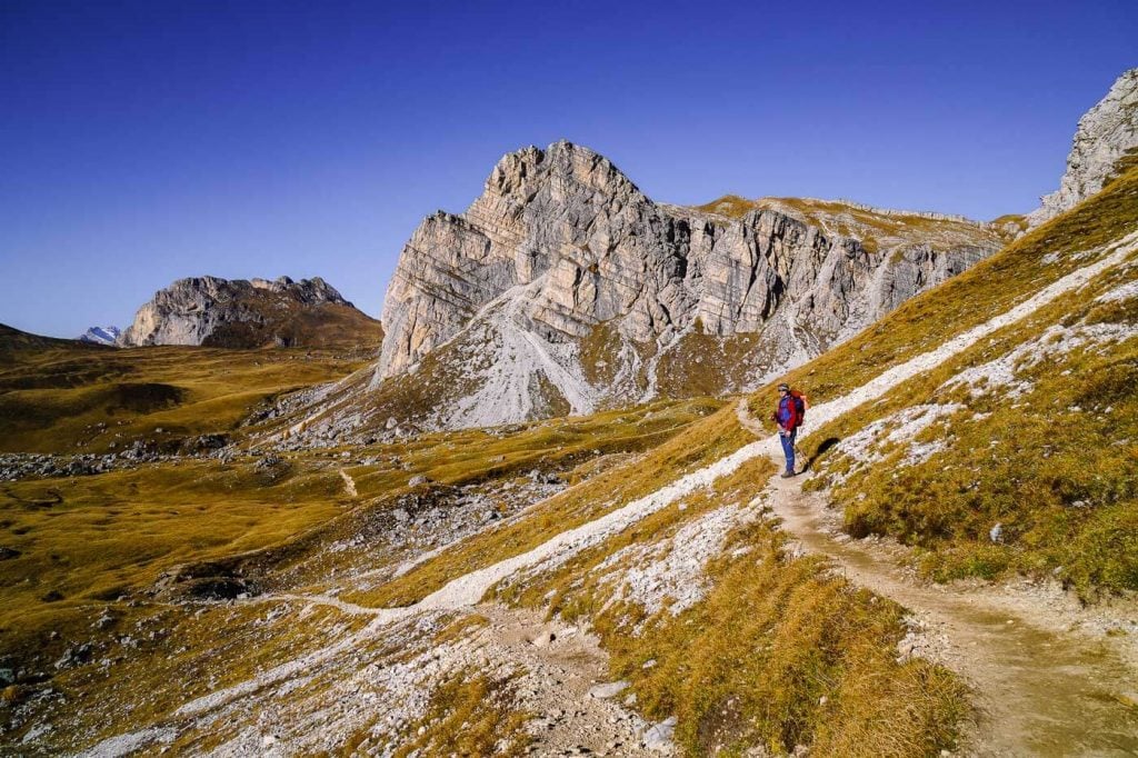 Lastoni di Formin, Croda da Lago hike, Dolomites