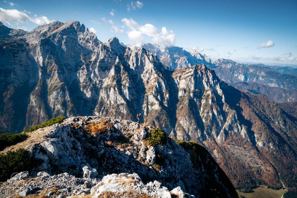 Lipance ridge above Krma Valley, Julian Alps, Slovenia