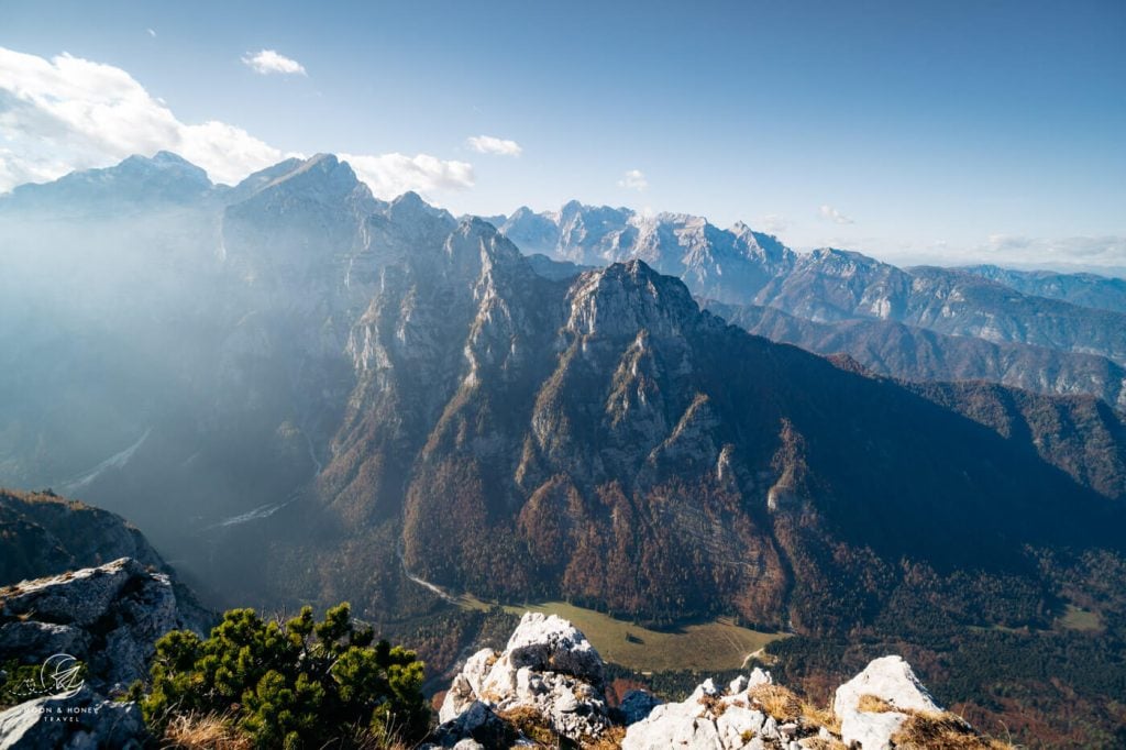 Krma Valley from Debela Pec, Slovenian Alps