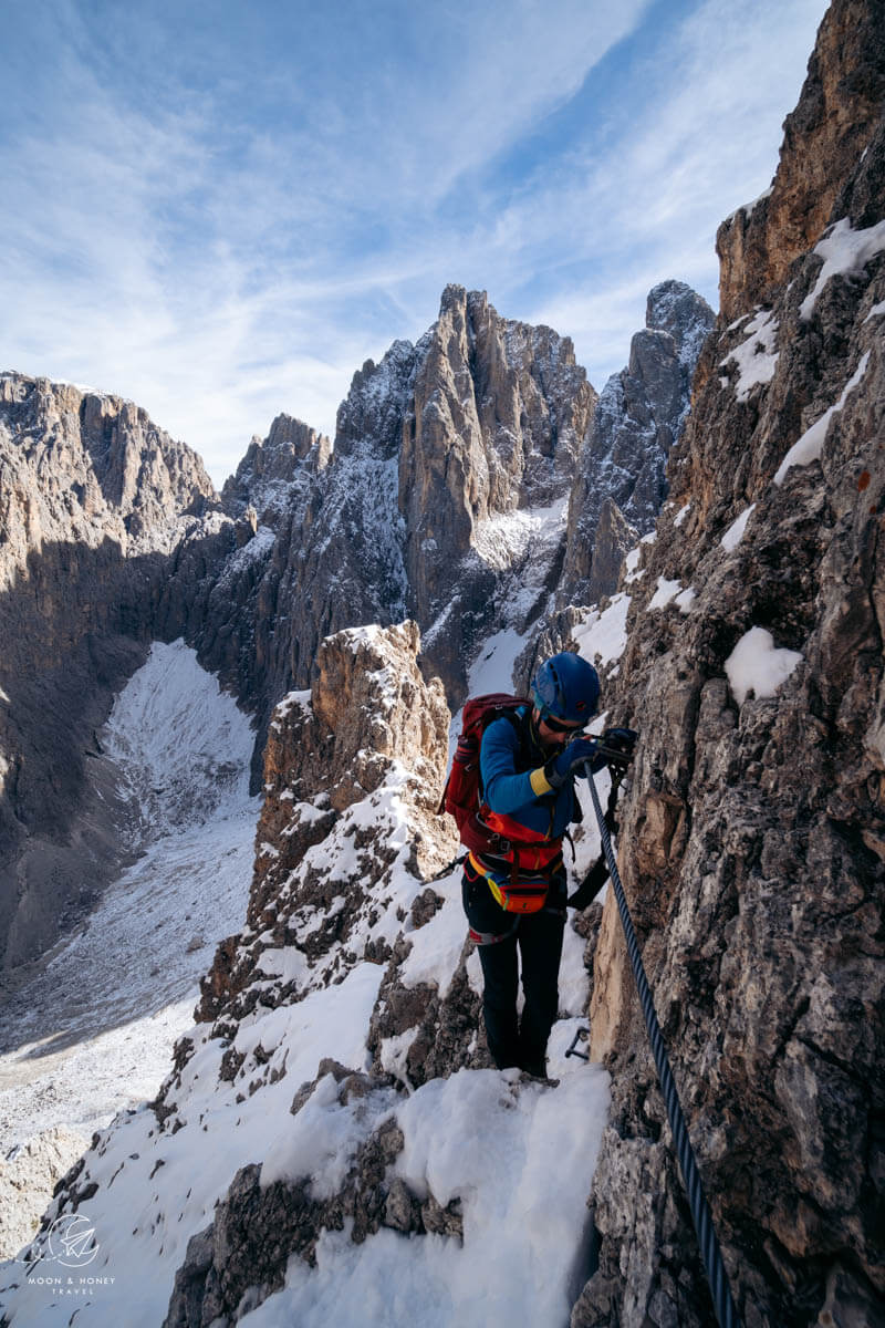 Oskar Schuster Via Ferrata, Dolomites