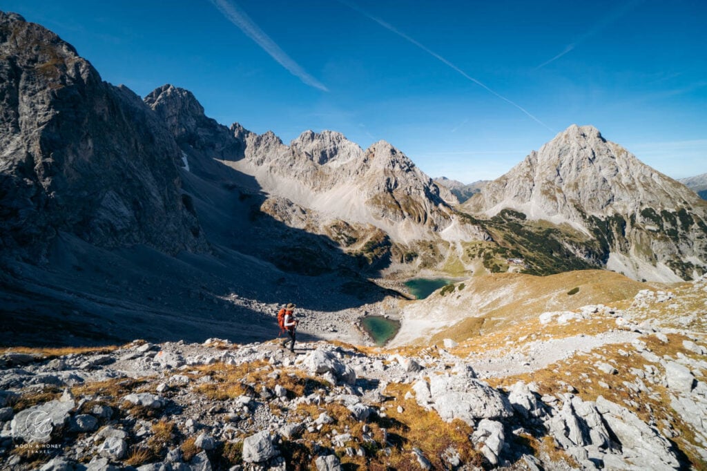 Hinteres Tajatörl zur Coburger Hütte Wanderung, Österreich