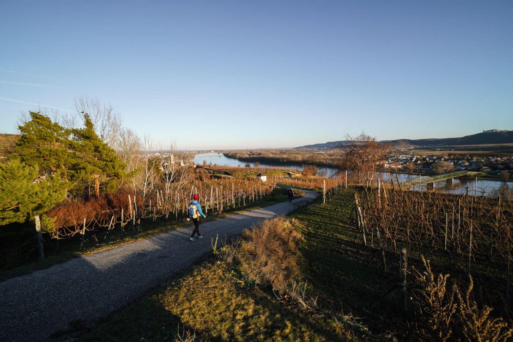 Walking to Stein an der Donau, Wachau, Austria