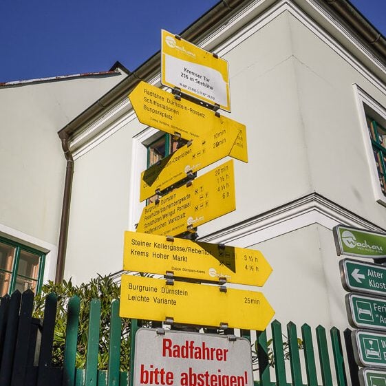 Wachau Trail Signs, Austria