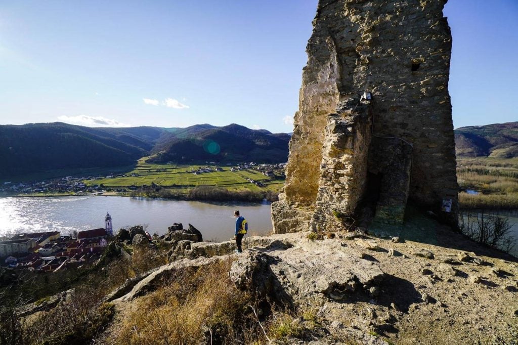 Burgruine Dürnstein, Donau, Österreich