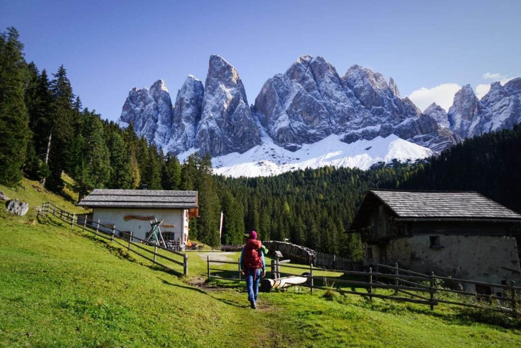 Dusler Alm, Val di Funes, South Tyrol