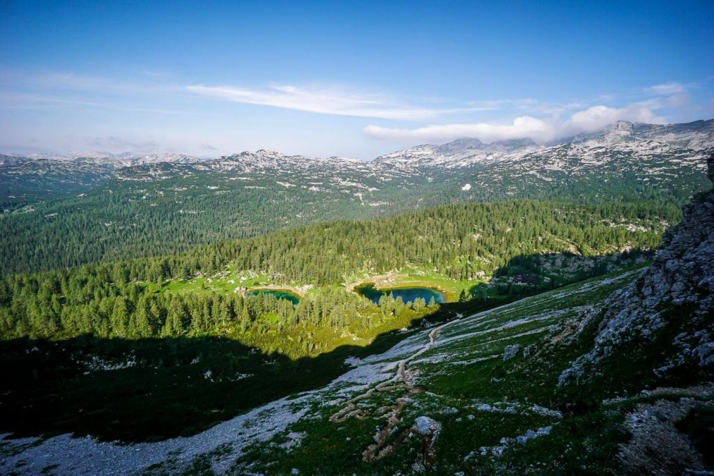 Štapce to Double Lake, Triglav Lakes Valley, Slovenia