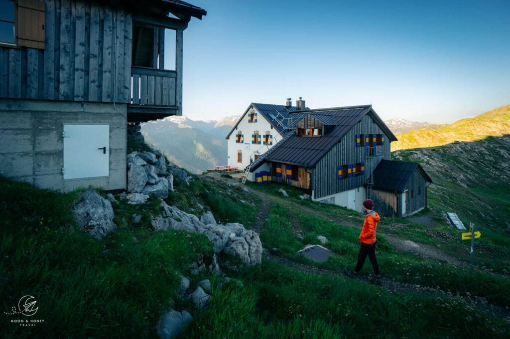 Leutkircher Hütte, Lechtal Alps, Austria